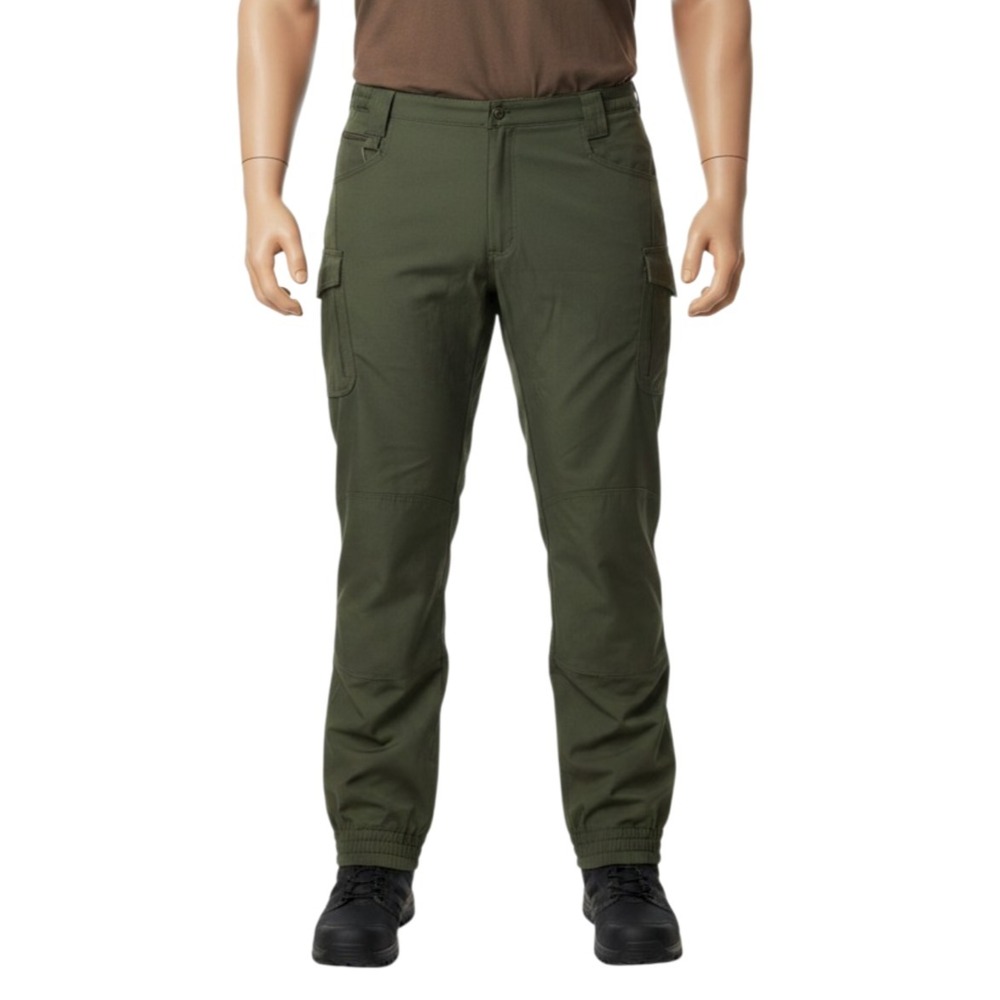 FLEXCAMO Cargo Pants Men's 5XL (46–50 x30) Green Elastic Waist Work Tactical NWT
